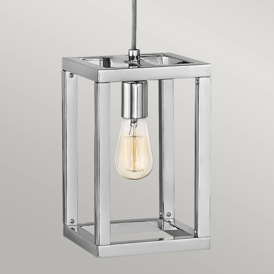 Lampa wisząca Ensemble – 1 źródło światła – Polerowany nikiel QN-ENSEMBLE1P-PN Elstead Lighting