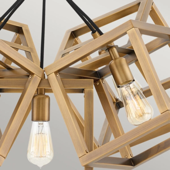 Lampa wisząca Ensemble – 5 źródeł światła – Szczotkowany brąz QN-ENSEMBLE5P-BB Elstead Lighting