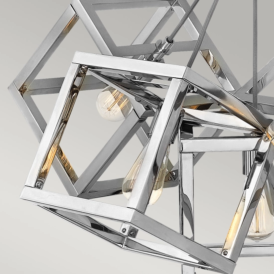 Lampa wisząca Ensemble – 5 źródeł światła – Polerowany nikiel QN-ENSEMBLE5P-PN Elstead Lighting