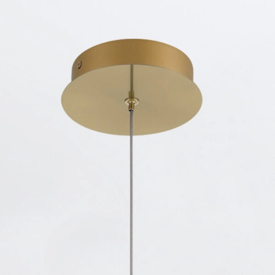 Lampa wisząca Espada – Złoty QN-ESPADA-1P-BG Elstead Lighting