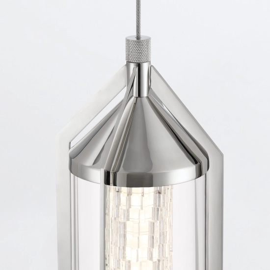 Lampa wisząca Espada – Polerowany chrom QN-ESPADA-1P-PC Elstead Lighting