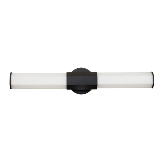 kinkiecik.pl Kinkiet LED Facet – Matowa czerń QN-FACET-LED2-BK-BATH Elstead Lighting