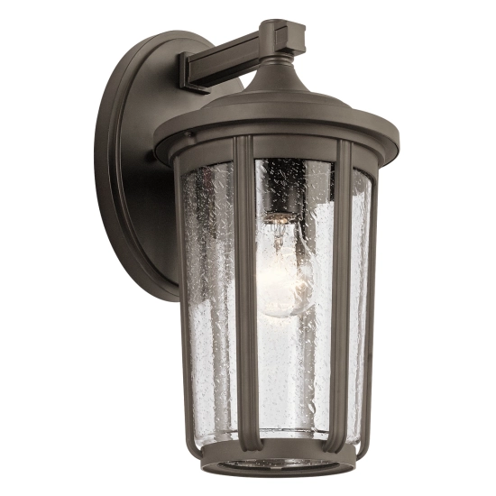 kinkiecik.pl Duży kinkiet Fairfield – 1 źródło światła – Stary brąz QN-FAIRFIELD-L-OZ Elstead Lighting