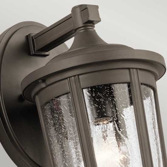 Duży kinkiet Fairfield – 1 źródło światła – Stary brąz QN-FAIRFIELD-L-OZ Elstead Lighting
