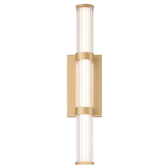 Średni kinkiet LED Fayton – Matowe złoto QN-FAYTON-M-BG Elstead Lighting
