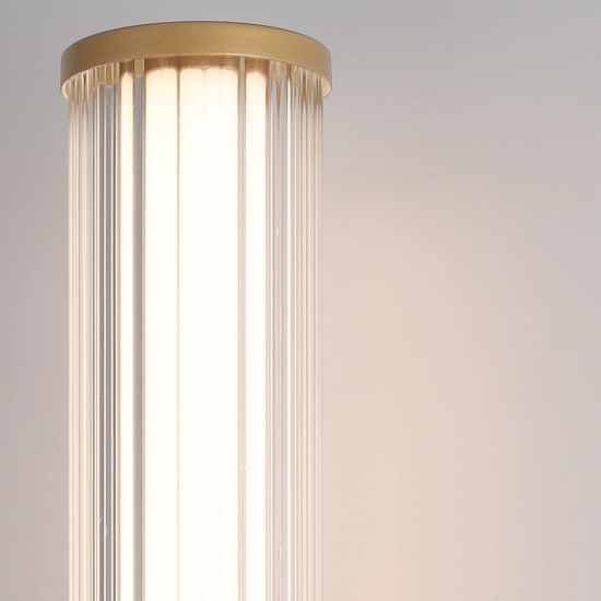 Średni kinkiet LED Fayton – Matowe złoto QN-FAYTON-M-BG Elstead Lighting