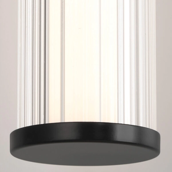 Średni kinkiet LED Fayton – Matowa czerń QN-FAYTON-M-BK Elstead Lighting