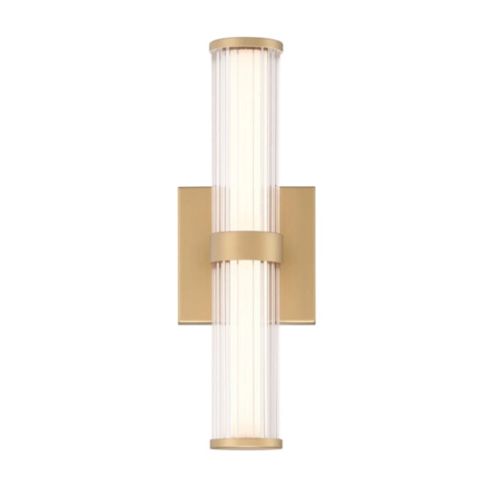 Mały kinkiet LED Fayton – Matowe złoto QN-FAYTON-S-BG Elstead Lighting