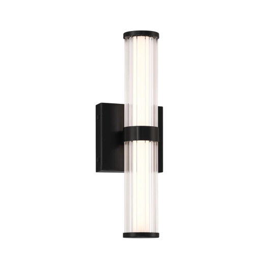 Mały kinkiet LED Fayton – Matowa czerń QN-FAYTON-S-BK Elstead Lighting