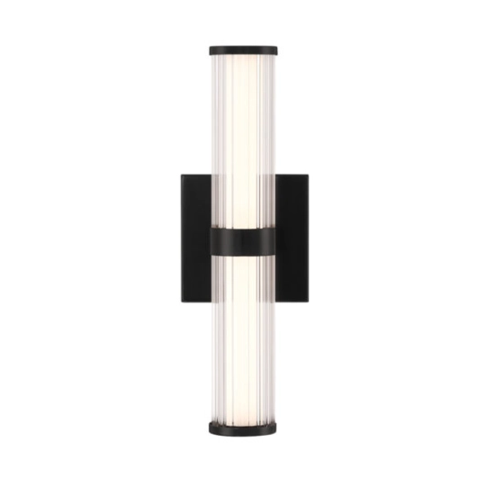 Mały kinkiet LED Fayton – Matowa czerń QN-FAYTON-S-BK Elstead Lighting