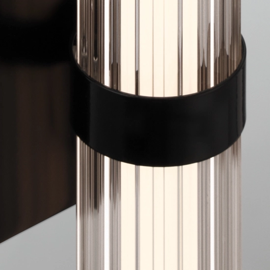 Mały kinkiet LED Fayton – Matowa czerń QN-FAYTON-S-BK Elstead Lighting