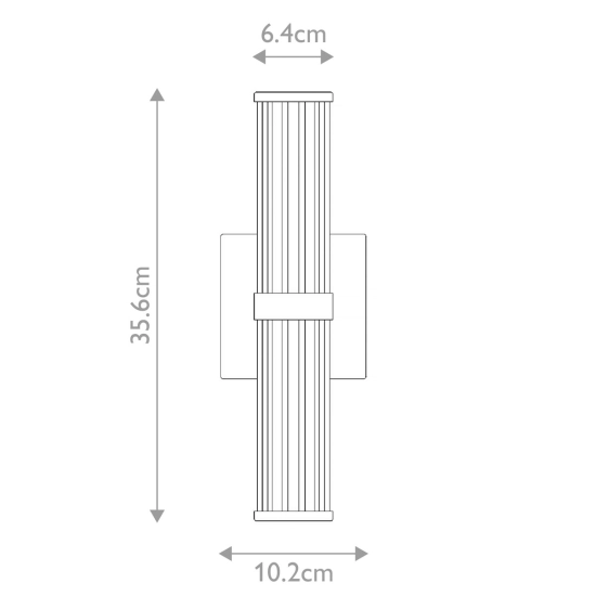 Mały kinkiet LED Fayton – Matowa czerń QN-FAYTON-S-BK Elstead Lighting