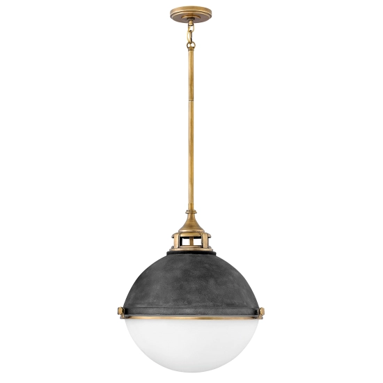 kinkiecik.pl Lampa wisząca Fletcher – 3 źródła światła QN-FLETCHER-P-L-AZ Elstead Lighting