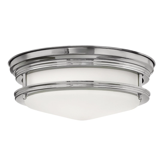 kinkiecik.pl Plafon Hadrian – 2 źródła światła – Szkło opalowe – Chrom QN-HADRIAN-FS-CM-OPAL Elstead Lighting