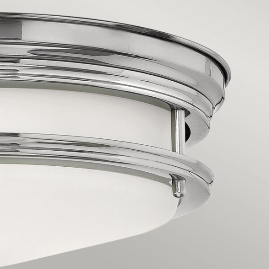 Plafon Hadrian – 2 źródła światła – Szkło opalowe – Chrom QN-HADRIAN-FS-CM-OPAL Elstead Lighting