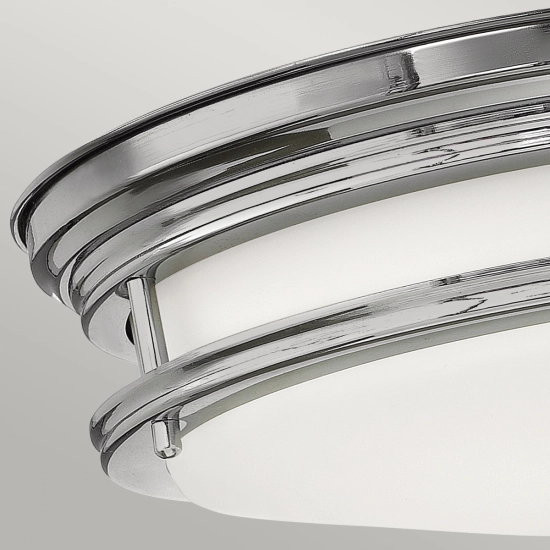 Plafon Hadrian – 2 źródła światła – Szkło opalowe – Chrom QN-HADRIAN-FS-CM-OPAL Elstead Lighting