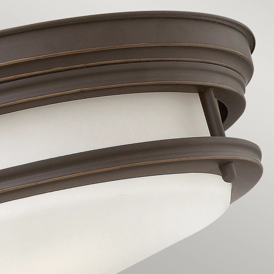 Plafon Hadrian – 2 źródła światła – Opalowe szkło – Olejowany brąz QN-HADRIAN-FS-OZ-OPAL Elstead Lighting
