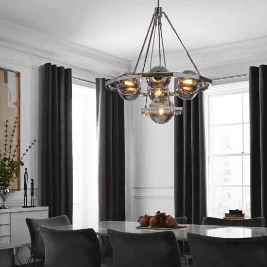 Żyrandol Harper – 7 źródeł światła QN-HARPER7 Elstead Lighting