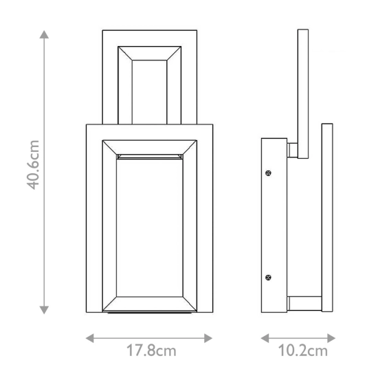 Kinkiet Inizio – Matowa czerń QN-INIZIO-1W-BK Elstead Lighting