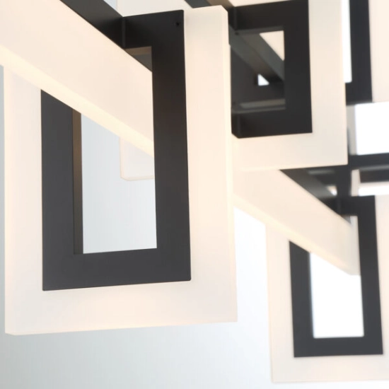 Średnia lampa wyspowa Inizio – Matowa czerń QN-INIZIO-LP-M-BK Elstead Lighting