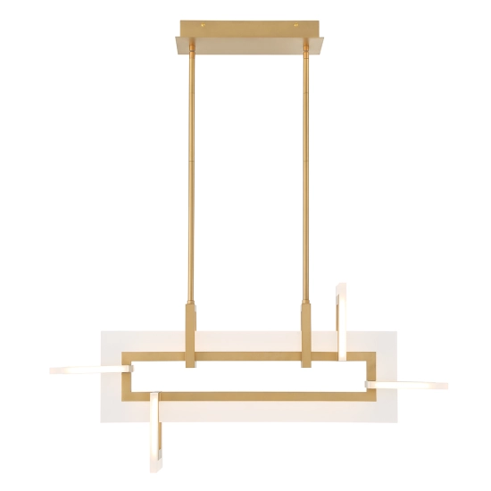 Mała lampa wyspowa Inizio – Matowe złoto QN-INIZIO-LP-S-BG Elstead Lighting