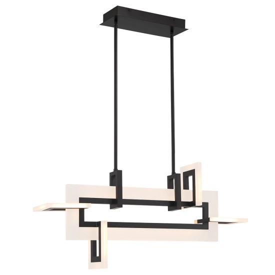 Mała lampa wyspowa Inizio – Matowa czerń QN-INIZIO-LP-S-BK Elstead Lighting