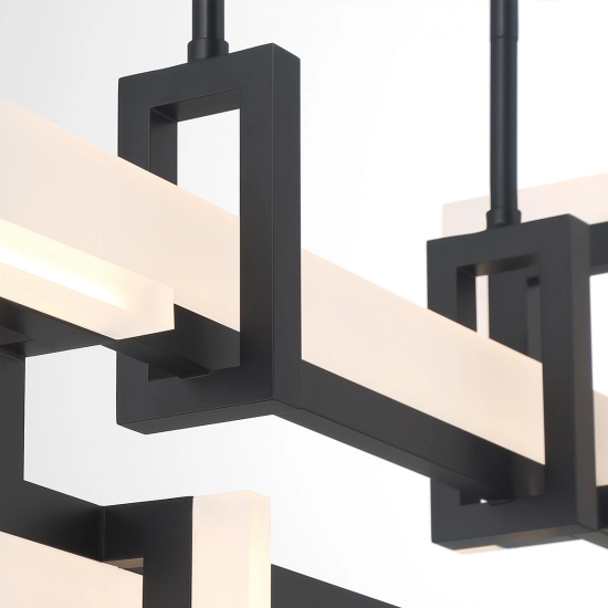 Mała lampa wyspowa Inizio – Matowa czerń QN-INIZIO-LP-S-BK Elstead Lighting