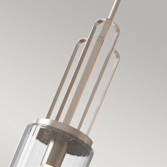 Lampa wisząca Kimrose – 1 źródło światła – Polerowany nikiel QN-KIMROSE-MP-PN Elstead Lighting