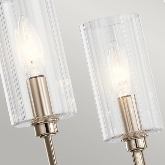 Żyrandol Kimrose – 6 źródeł światła – Polerowany nikiel QN-KIMROSE6-PN Elstead Lighting