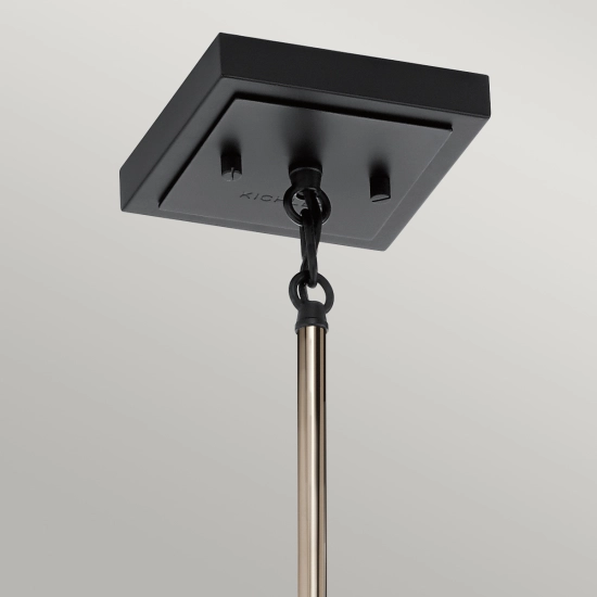 Lampa wisząca Kitner – 1 źródło światła – Polerowany nikiel QN-KITNER-P-PN Elstead Lighting