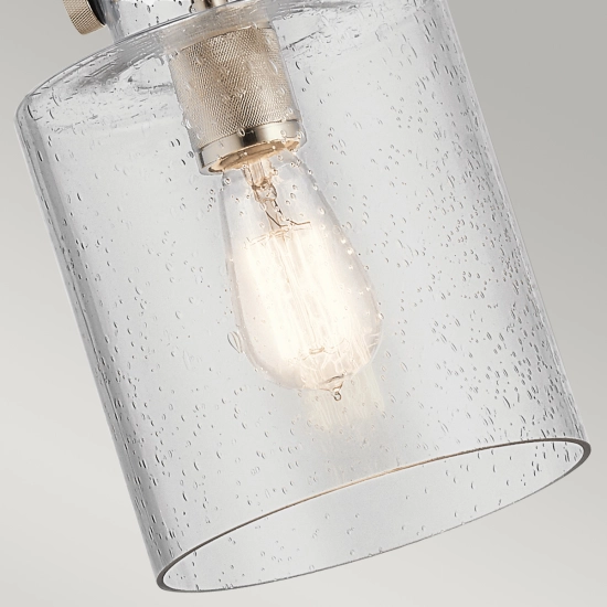Lampa wisząca Kitner – 1 źródło światła – Naturalny mosiądz QN-KITNER-P-NBR Elstead Lighting
