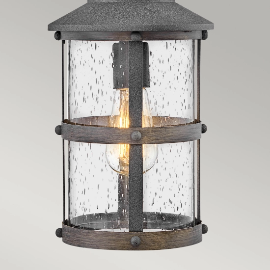 Mała latarnia wisząca Lakehouse – 1 źródło światła QN-LAKEHOUSE8-S-DZ Elstead Lighting
