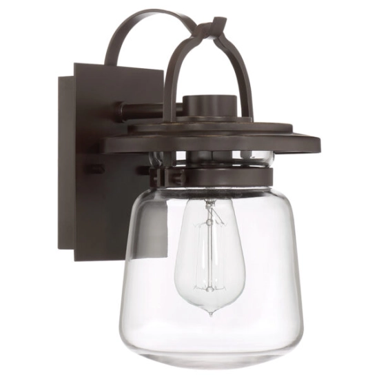 Mały kinkiet Lasalle – 1 źródło światła QN-LASALLE-S-WT Elstead Lighting