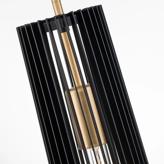 Lampa wisząca Linara – 1 źródło światła QN-LINARA-P-BK Elstead Lighting