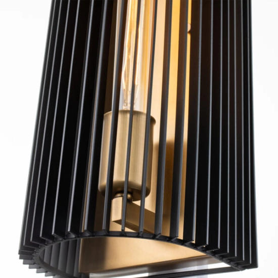 Kinkiet Linara – 1 źródło światła QN-LINARA1-BK Elstead Lighting