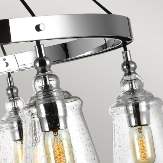 Żyrandol Loras – 6 źródeł światła QN-LORAS6 Elstead Lighting
