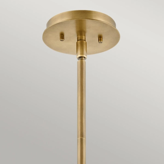 Lampa wisząca/ Półplafon Lotus – 1 źródło światła – Stary mosiądz QN-LOTUS-P-HBR Elstead Lighting
