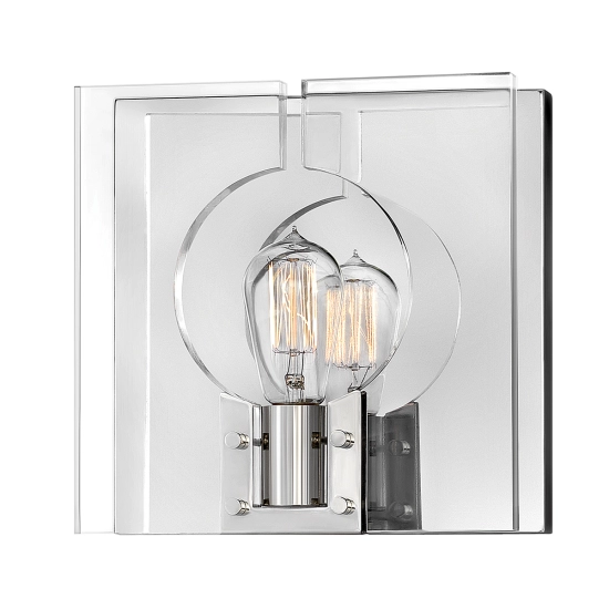 kinkiecik.pl Kinkiet Ludlow – 1 źródło światła – Polerowany nikiel QN-LUDLOW1-PN Elstead Lighting