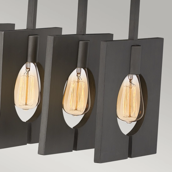 Lampa wisząca Ludlow – 8 źródeł światła – Grafit QN-LUDLOW8-GR Elstead Lighting