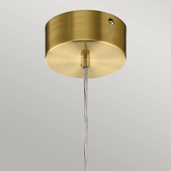 Mała lampa wisząca LED Moonlit – Szampańskie złoto QN-MOONLIT-P-CG Elstead Lighting