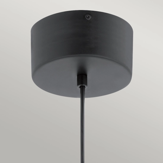 Mała lampa wisząca LED Moonlit – Matowa czerń QN-MOONLIT-P-MBK Elstead Lighting