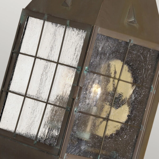Duża latarnia naścienna Nantucket – 2 źródła światła QN-NANTUCKET-L-AS Elstead Lighting