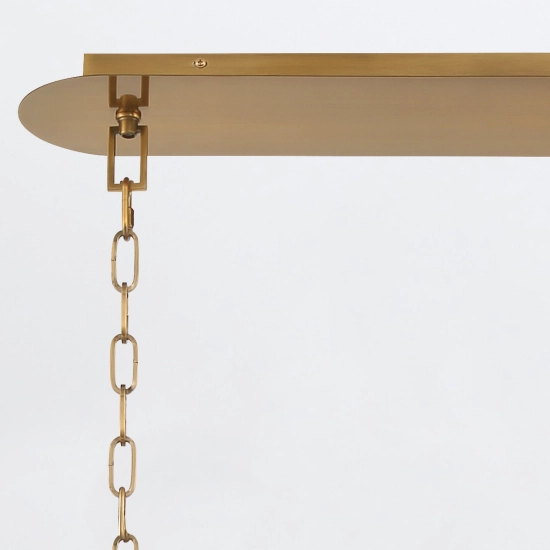 Lampa wyspowa Nottingham – 10 źródeł światła QN-NOTTINGHAM-10LP-AB Elstead Lighting