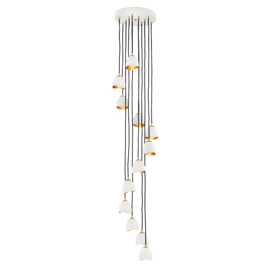 Lampa wisząca Nula – 12 źródeł światła QN-NULA-12P Elstead Lighting