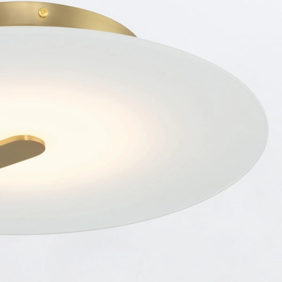 Średni plafon / kinkiet Nuvola – Złoty QN-NUVOLA-F-M-BG Elstead Lighting