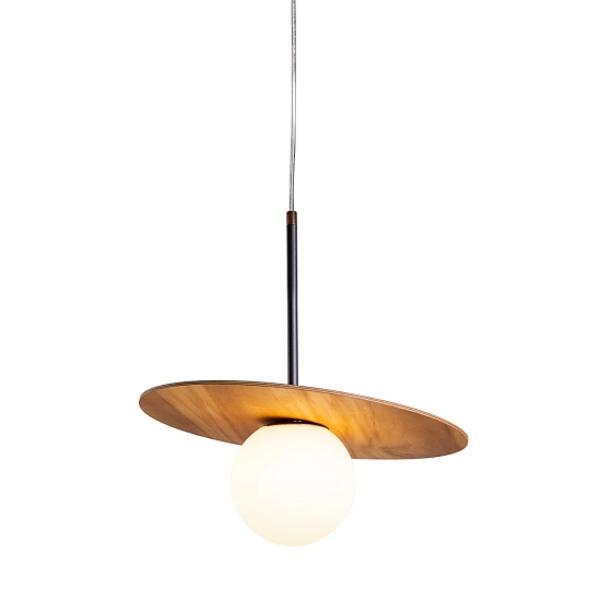 Lampa wisząca Orbit QN-ORBIT-P-M-TEAK Elstead Lighting