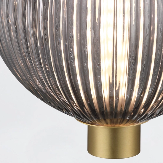 Mała lampa wisząca Palmas – 1 źródło światła – Złoty QN-PALMAS-1MP-BG Elstead Lighting