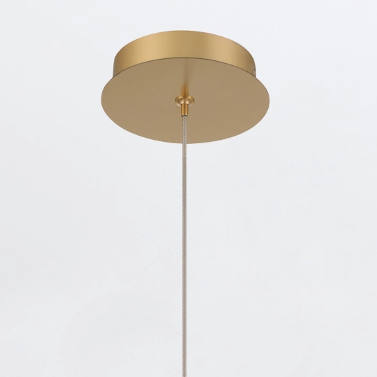 Mała lampa wisząca Palmas – 2 źródła światła – Złoty QN-PALMAS-2MP-BG Elstead Lighting