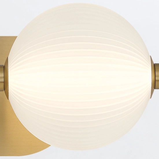 Kinkiet Palmas – 2 źródła światła – Złoty QN-PALMAS-2W-BG Elstead Lighting