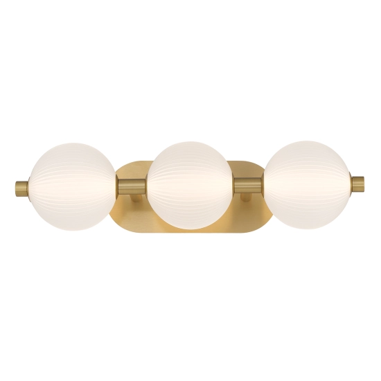 Kinkiet Palams – 3 źródła światła – Złoty QN-PALMAS-3W-BG Elstead Lighting